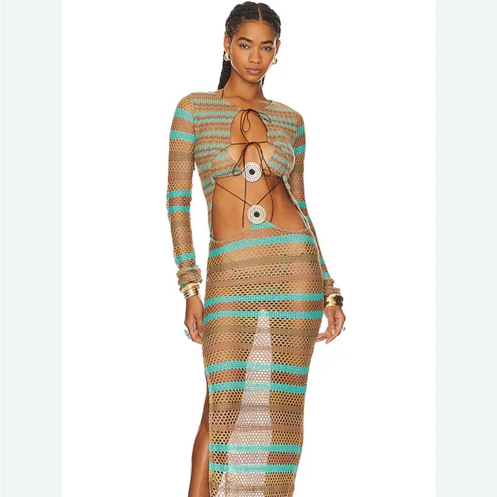 Jaded London Crochet cover up